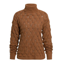 Load image into Gallery viewer, Conmoto Turtleneck Sweater Women Autumn Winter 2019 Knitted Sweaters Jumper Solid Grey Knitwear Casual Pullovers Femme Plus Size