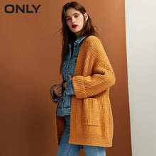 Load image into Gallery viewer, ONLY  womens' autumn new cardigan long sweater sweater women Cuff design Cardigan design|11833B504